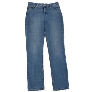 Bandolino Women's Amy 10" Rise Straight Jeans 31x30 Blue Size 6